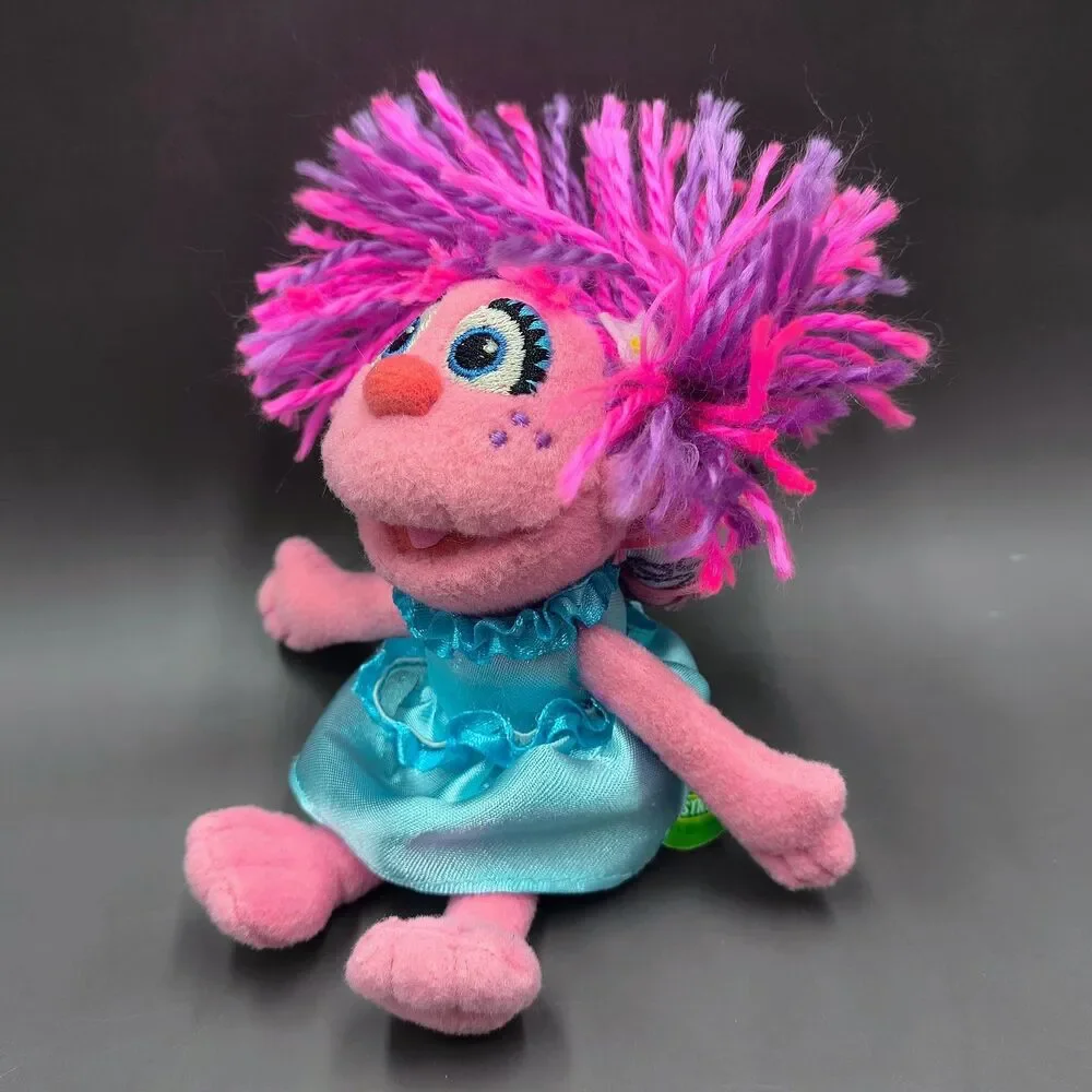 Rare Gund Abby Cadabby Fairy Finger Puppet Mini Plush Sesame Street 6 inch 2011